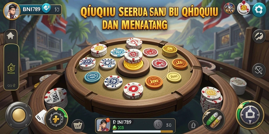 Screenshot menampilkan gameplay seru di BNI789 QiuQiu.