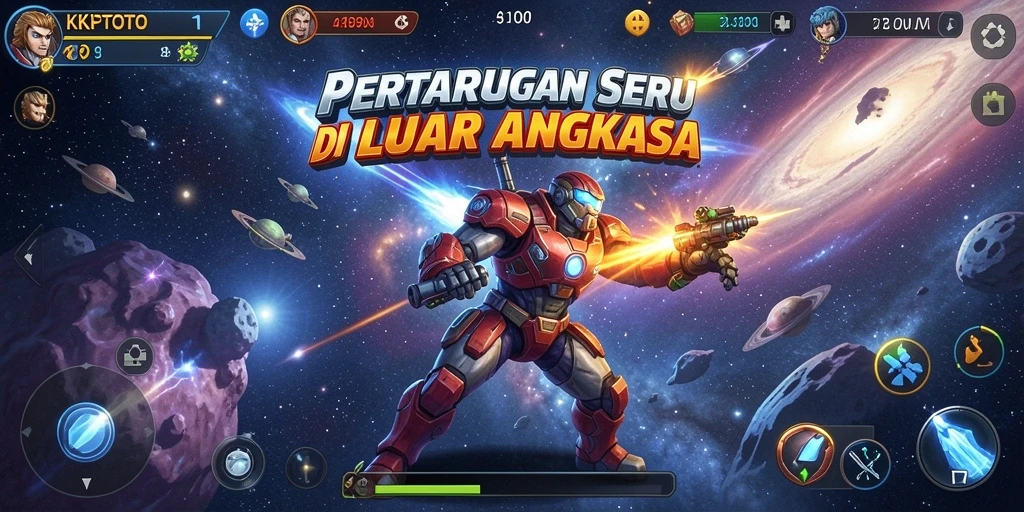 Screenshot KPKTOTO menampilkan aksi seru dalam pertempuran Battle Royale.