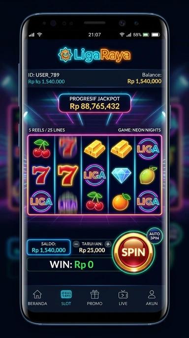 Proses pencarian aplikasi di Ligaraya yang cepat dan efisien.